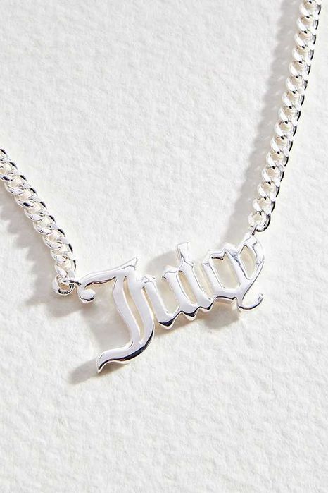 Juicy couture сребристо колие ново