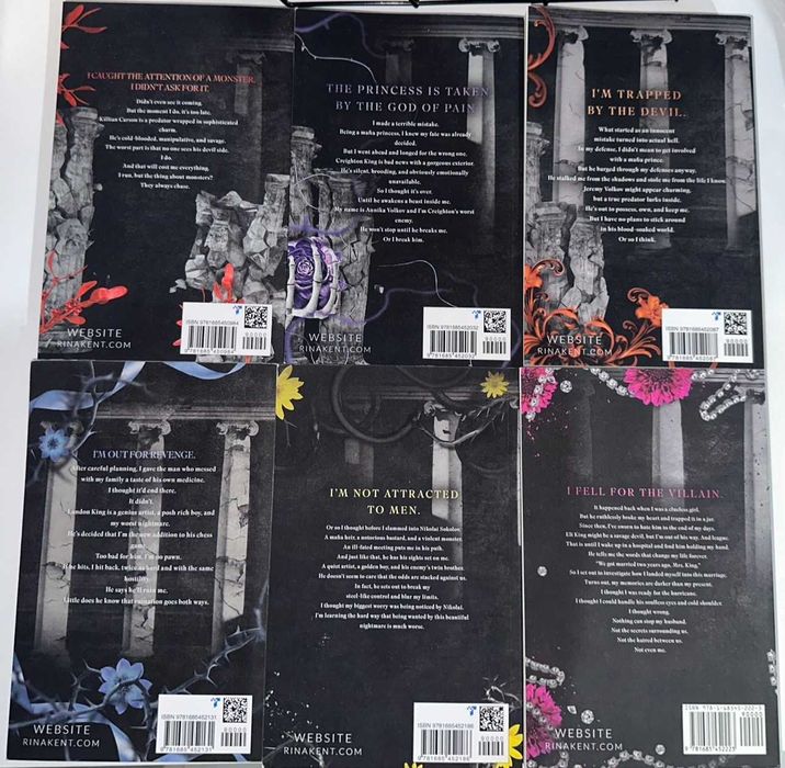 Pachet seria Legacy of Gods - Rina Kent - limba engleză