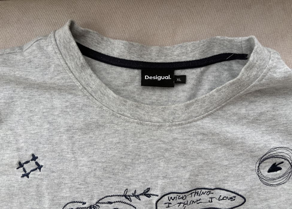 Сива тениска Desigual