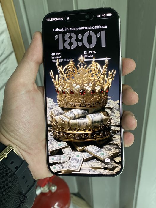 Iphone 16 pro max, in garantie, vand sau schimb cu 17 pro max