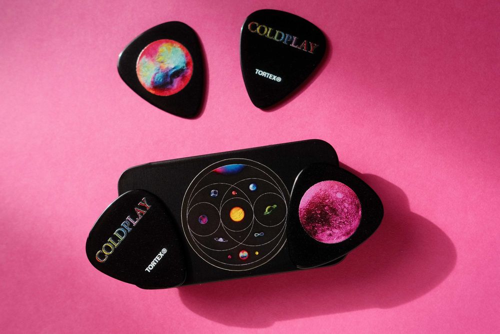 Set pene chitara concert Coldplay – Music of the Spheres, de colectie