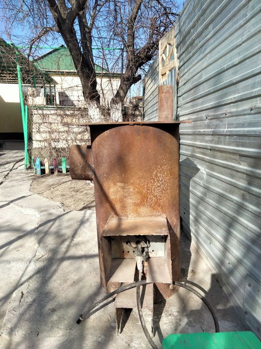 Печь для бани с форсункой