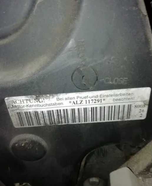 Двигатель Volkswagen ALZ 117291