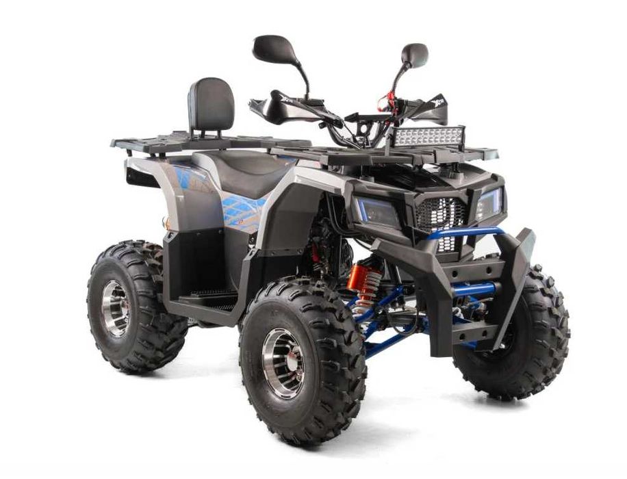 ATV XTR Pro Farmer 019, roti 8 inch, 150cc, 3+1 viteze, gri/albastru