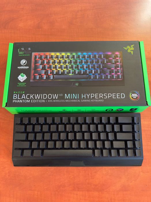 Гейминг клавиатура Razer Blackwidow V3 Mini, Hyperspeed, безжична