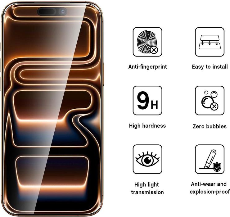 5D Стъклен Протектор за Apple iPhone 17 Pro Max