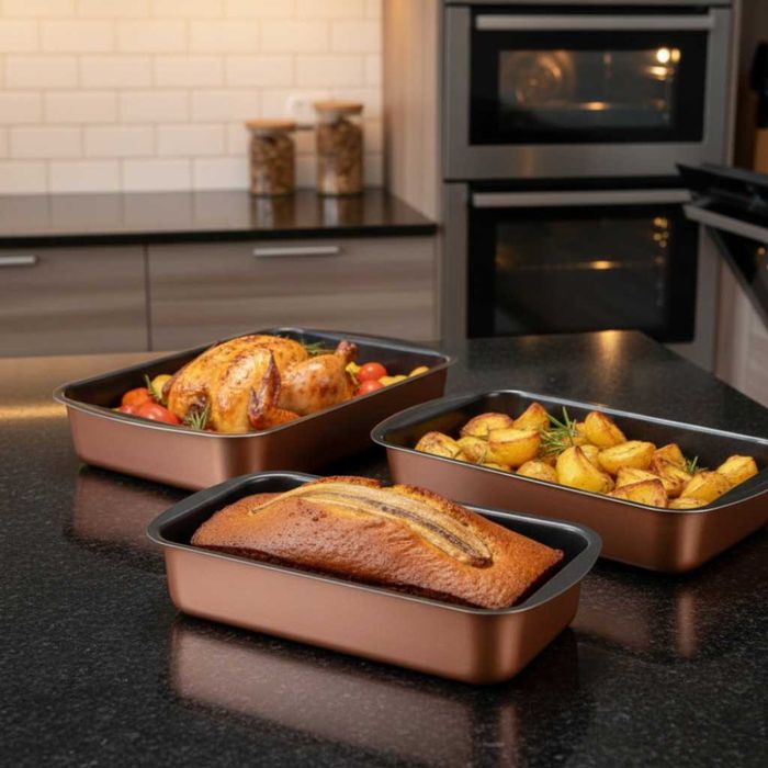 Комплект от 3 тави за печене Cheffinger
