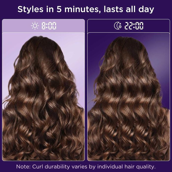 Керамична маша за коса Ushine, автоматично въртяща се на 360°