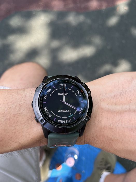 Ceas Garmin Fenix 6x Pro,  51 mm , stare excelenta de functionare, bateria rezista cam 14 zile in modul meu de utilizare, incarcator original