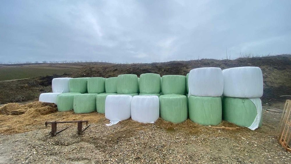 Baloți de lucernă înfoliați