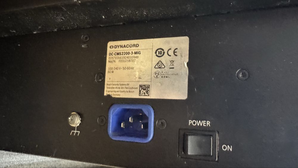 vand/schimb Mixer Dynacord CMS 2200-3 wing midas powermate