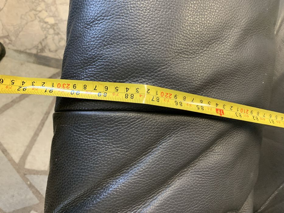 Ъглов диван естествена кожа