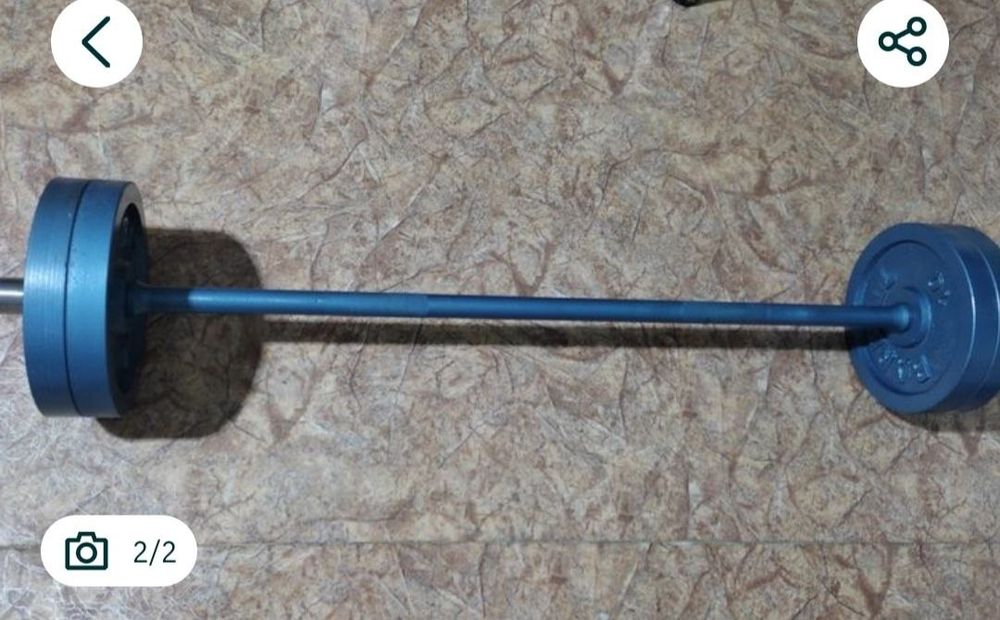Продаю штангу весом 55кг