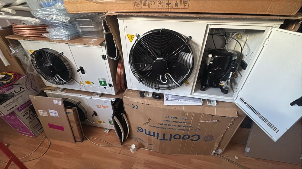 Agregat refrigerare congelare carcasat silentios echipat camera frig