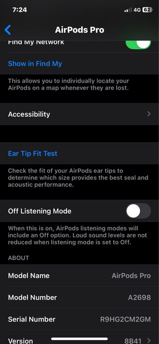 Căști In-Ear Apple AirPods Pro 2, originale, le am din 2023 și le-am folosit mai rar în general, am pus husă la carcasă ca să fie recondiționat ofer +