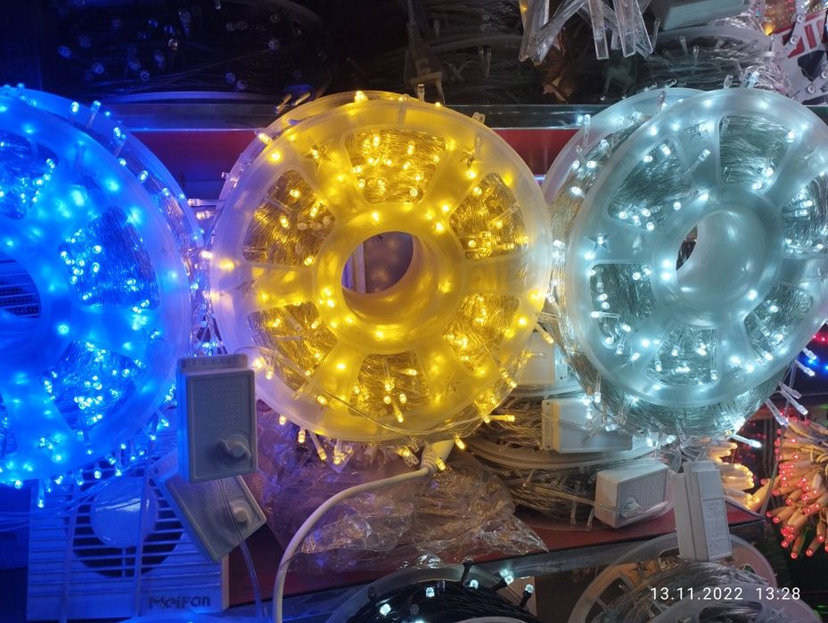 Новогодний гирлянда светодиодная