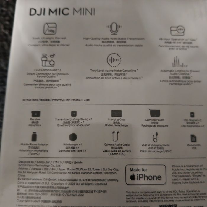 Lavaliere dji mic mini nou sigilat