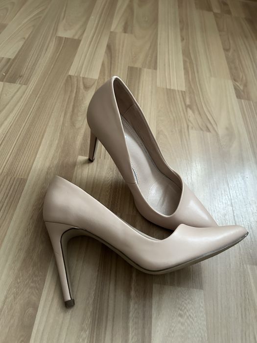 Pantofi stiletto , bej , 38