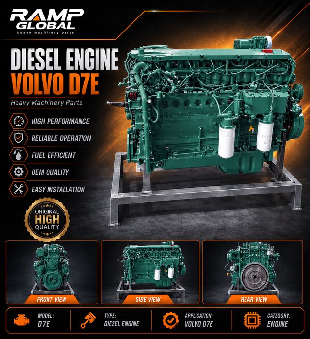 Двигатель Volvo D7E