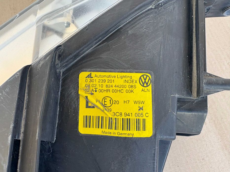 Far stanga halogen Vw Passat CC dupa 2008 original cod 3C8941005C