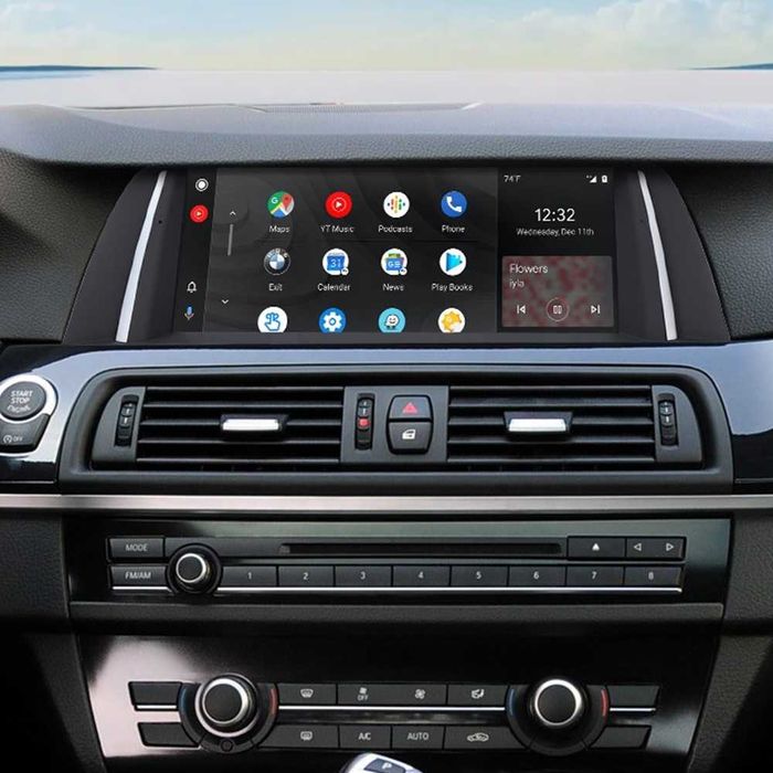 Navigatie Linux BMW F10 Seria 5 Carplay Android Auto + Camera Marsarier