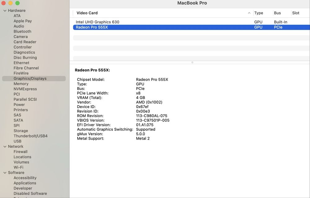 Macbook pro i7 placa video dedicata