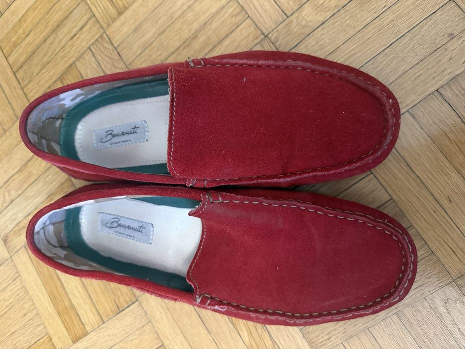 Mocasini piele intoarsa, marimea 43