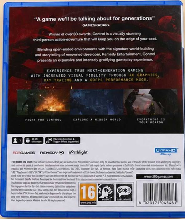 Игра Control Ultimate Edition - PS5