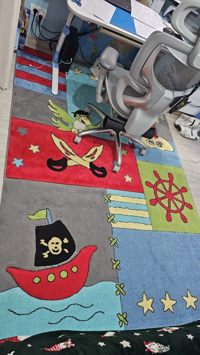 Covor copii cu pirati