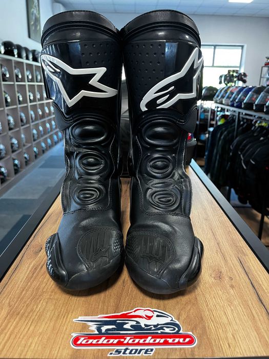 Мото Ботуши ALPINESTARS Supertech Black,номер 40,100% оригинални