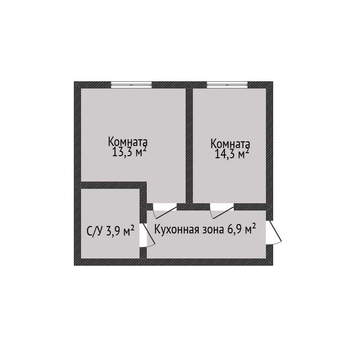 Продажа 2-комнатной квартиры