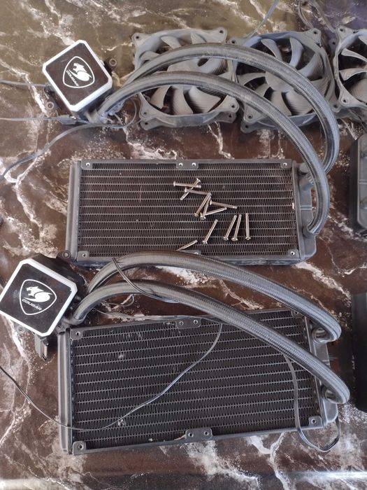 4 броя водни охаждания за компютър Arctic и NZXT cougar