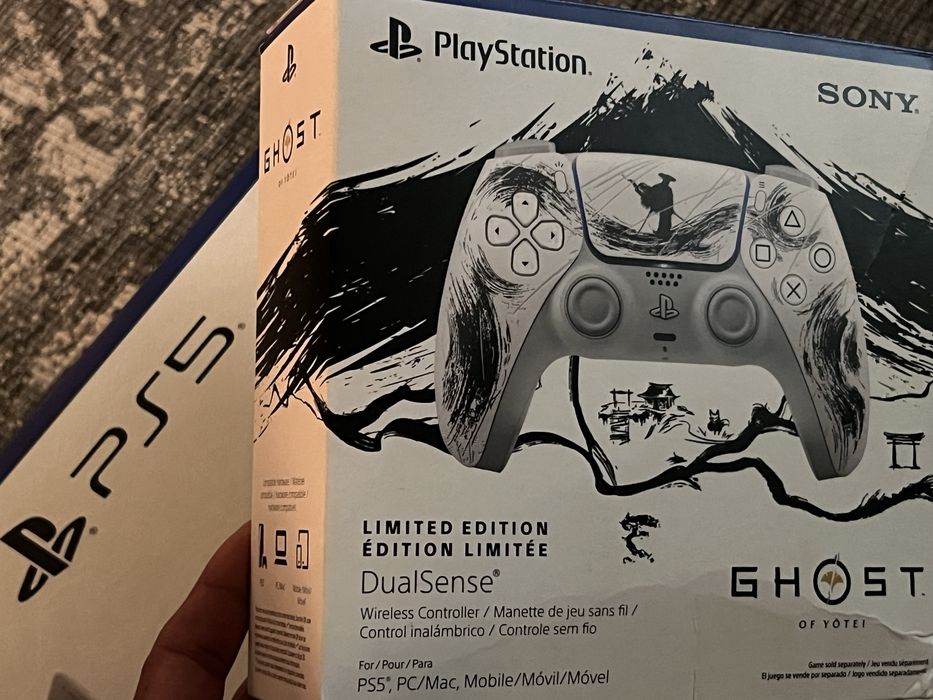 PlayStation 5 Slim / 1TB / “Ghost of Yotei” Black Limited Edition (Disk edition) конзола