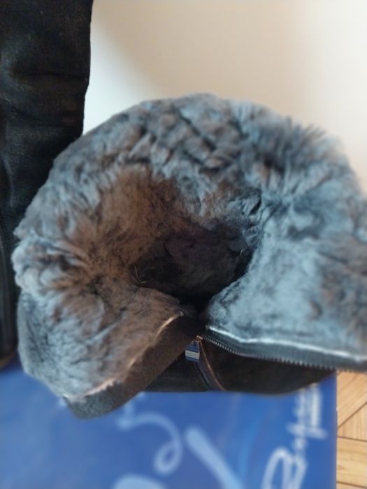 Сапоги зимние,каблук