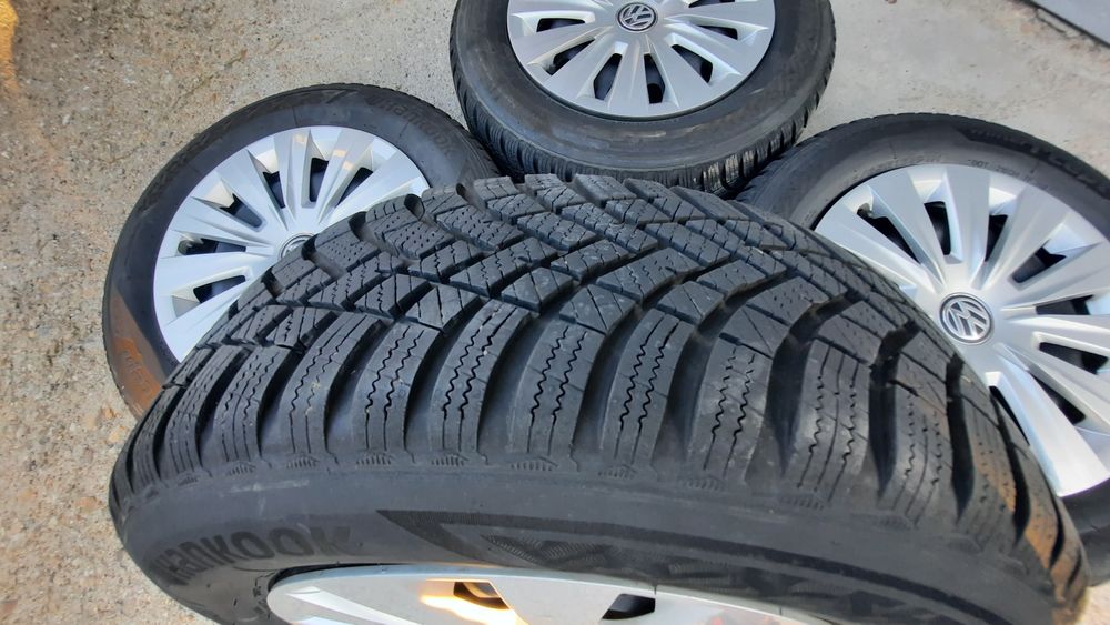 Железни джанти 5х112-15 за  VW със зимни гуми