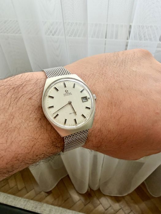 Ceas Omega De Ville Automatic – Ref. 166.051 – Cal. 1002 – Mesh Omega Original – Anul 1977