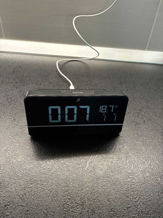 AURIOL Ceas deșteptător digital, cu funcție de încărcare fără fir