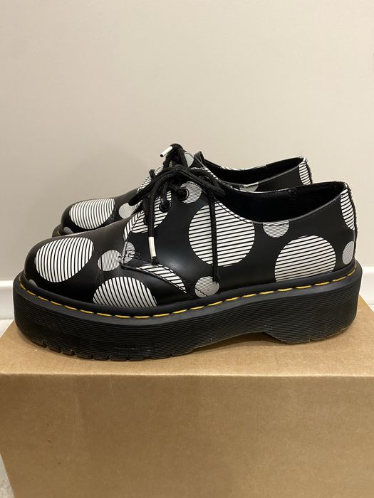 Dr. Martens 1461 Polka Dot Smooth Leather Platform