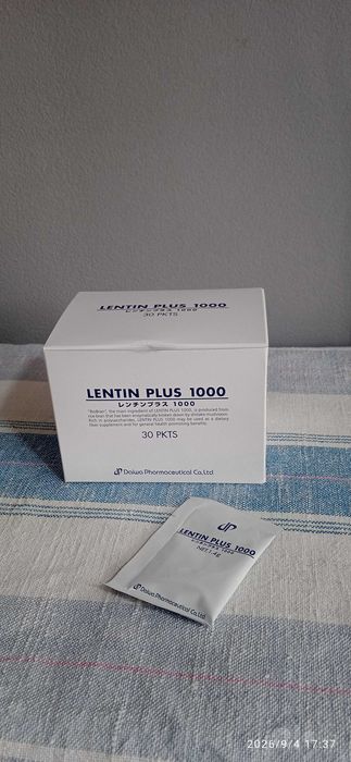 Lentin plus 1000 BioBran 30 пакетиков