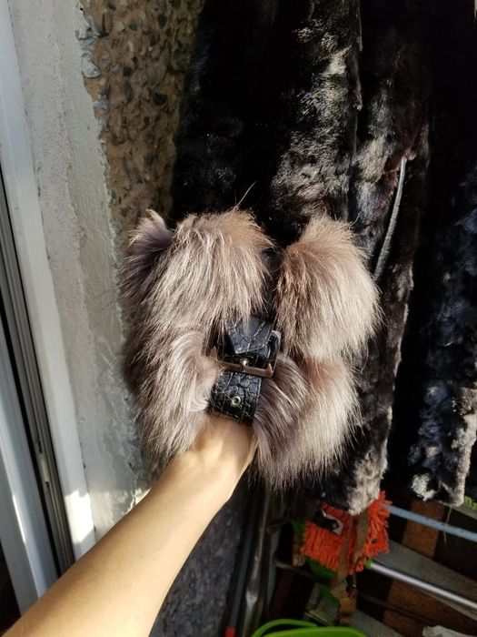 Шуба норка кусочки