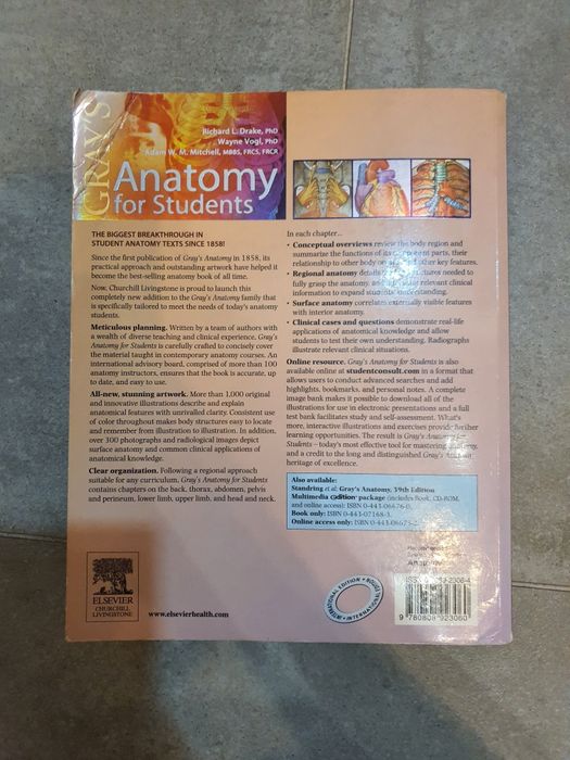 Gray's Anatomy for Students – Richard L. Drake | Ediție în limba engleză