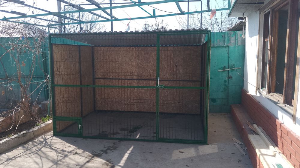 Вальеры для вашего питомца . Разборные . Установка