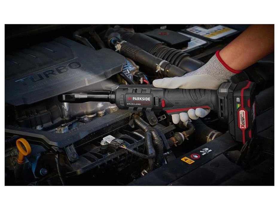 PARKSIDE 20V акумулаторна тресчотка PARP 20-Li A1,комплект с батерия 20V, 2Ah и зарядно устройство и куфар