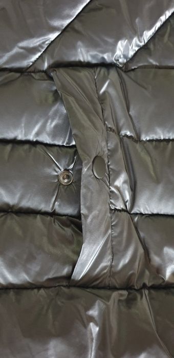 Zara Geacă matlasată gri metalic 152cm 11-12 ani