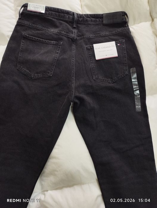 Мужские джинсы черного цвета размер 34/30 TOMMY HILFIGER .Оригинал .