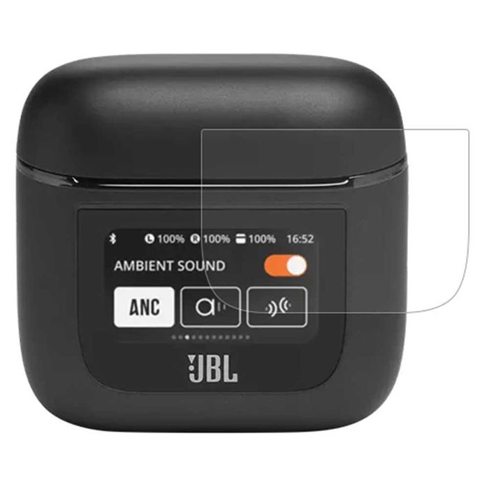 Husa TPU Transparent + Folie protectie pentru casti JBL Tour Pro 2