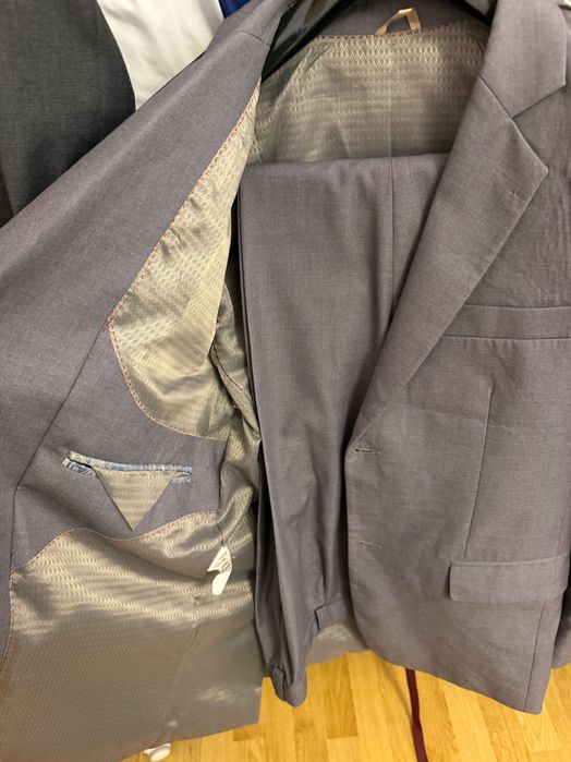Costum din lana 2 piese pantaloni și sacou