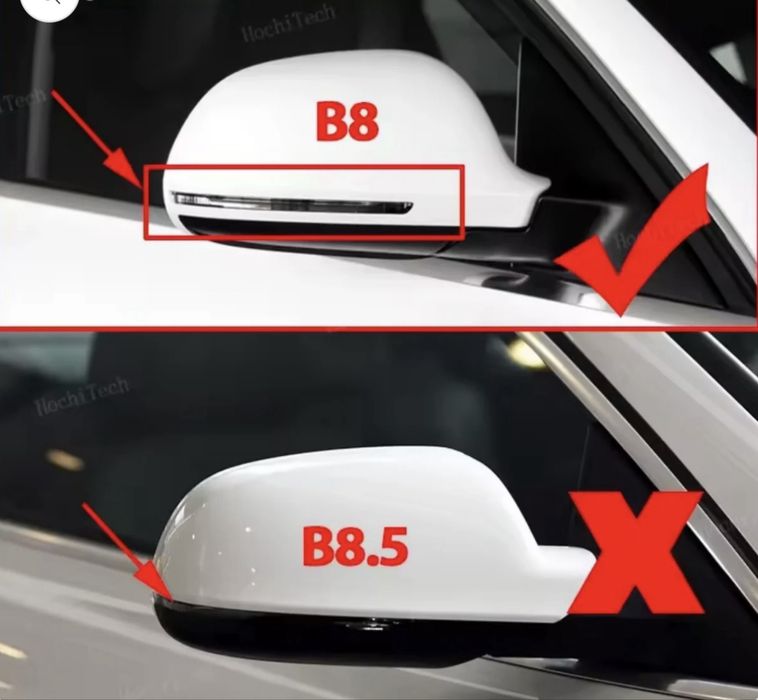 Капаци за огледалата за Audi A4 B8 !