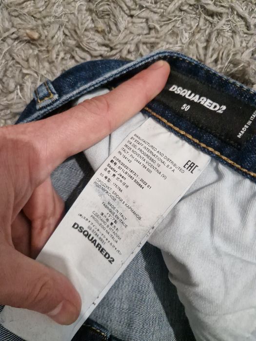 Dsquared2 blugi star originali, marimea 50-M, noi