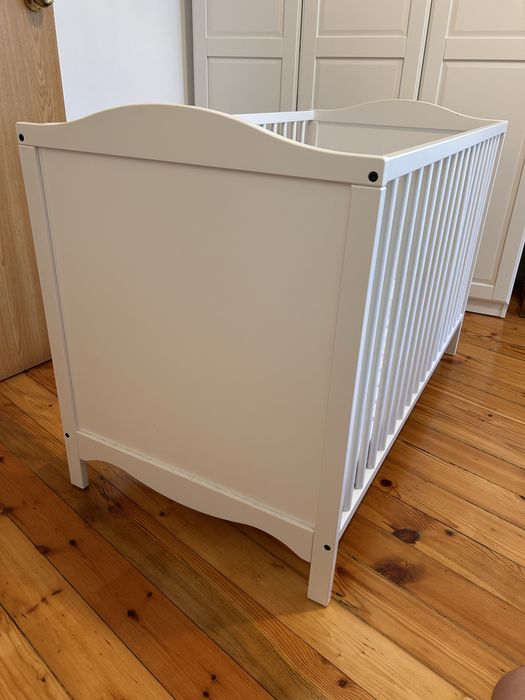 IKEA - Бебешко креватче SMÅGÖRA + матрак с пяна SKÖNAST
